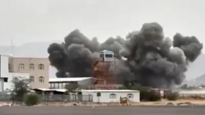 Saudi authorities blamed the Houthis for the attack