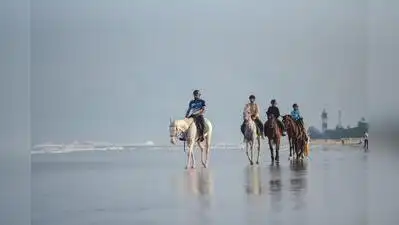 Beach Horse Riding Safari Introduced in Mangaluru