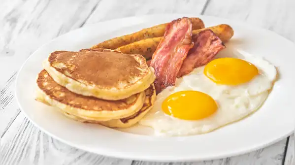 Ask someone what Americans eat in a day and you might receives an answer involving pancakes