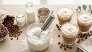 With a few basic ingredients and simple kitchen tools, you can prepare several cafe-style