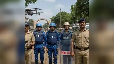 30 drones, RAF keep vigil as twin cities gear up for Ganesha fest
