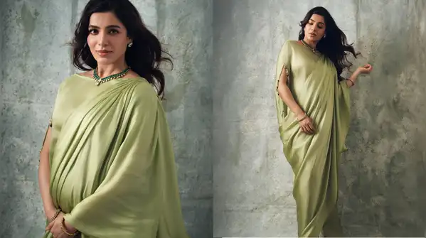 Through the mint green dress she wore, Samantha Ruth Prabhu has shown that when it comes