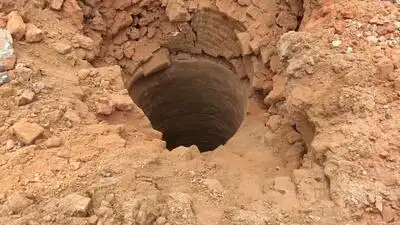 A 20-ft-deep well found under demolished mosque in Saharanpur