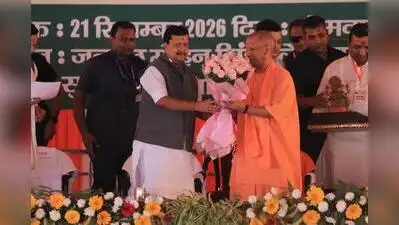 Nearly five quintals of flowers were showered on Nabin and other leaders from the bulldozers
