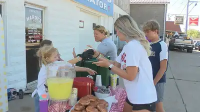 At age 6, Grace Hendrian opened a lemonade stand hoping to raise $10 for the Salvation Army; seven