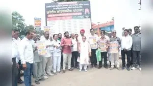 Health activists and political leaders staged a protest outside DMER, demanding special audit