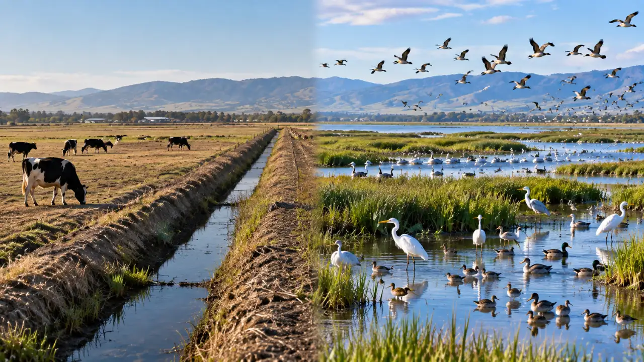 California removed levees from a former dairy farm, turning it back: The wider industry impact