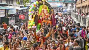 Raigad district collector has banned DJs and loud sound systems during immersion processions