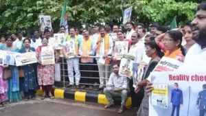 Addressing a BJP protest , Dakshina Kannada district BJP president Sathish Kumpala said