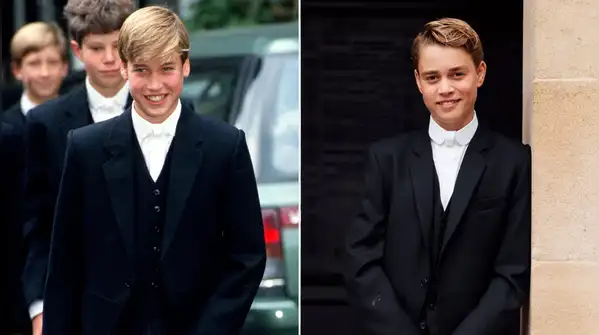 Because prince George has just marked his entry into his own fashion journey at the prestigious