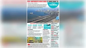 Mumbai: A year after Mumbai Coastal Road-south was thrown open for 24x7 operations on Aug 15