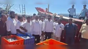 Minister KS Basavanthappa during his visit to the Malpe Port: The wider industry impact