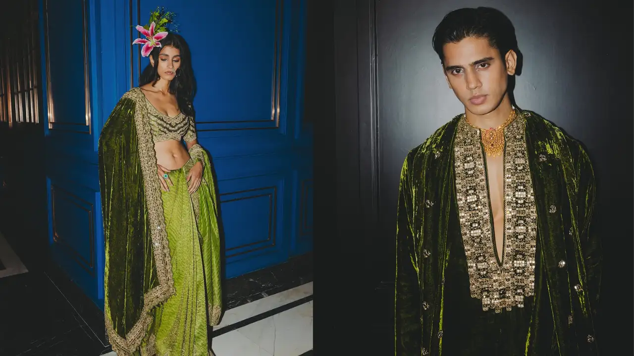 I don't think the lehenga is losing its place, but the Indian wedding wardrobe has certainly