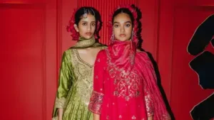 I don't think the lehenga is losing its place, but the Indian wedding wardrobe has certainly
