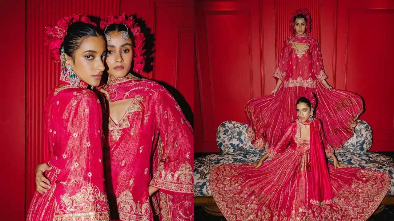 I don't think the lehenga is losing its place, but the Indian wedding wardrobe has certainly