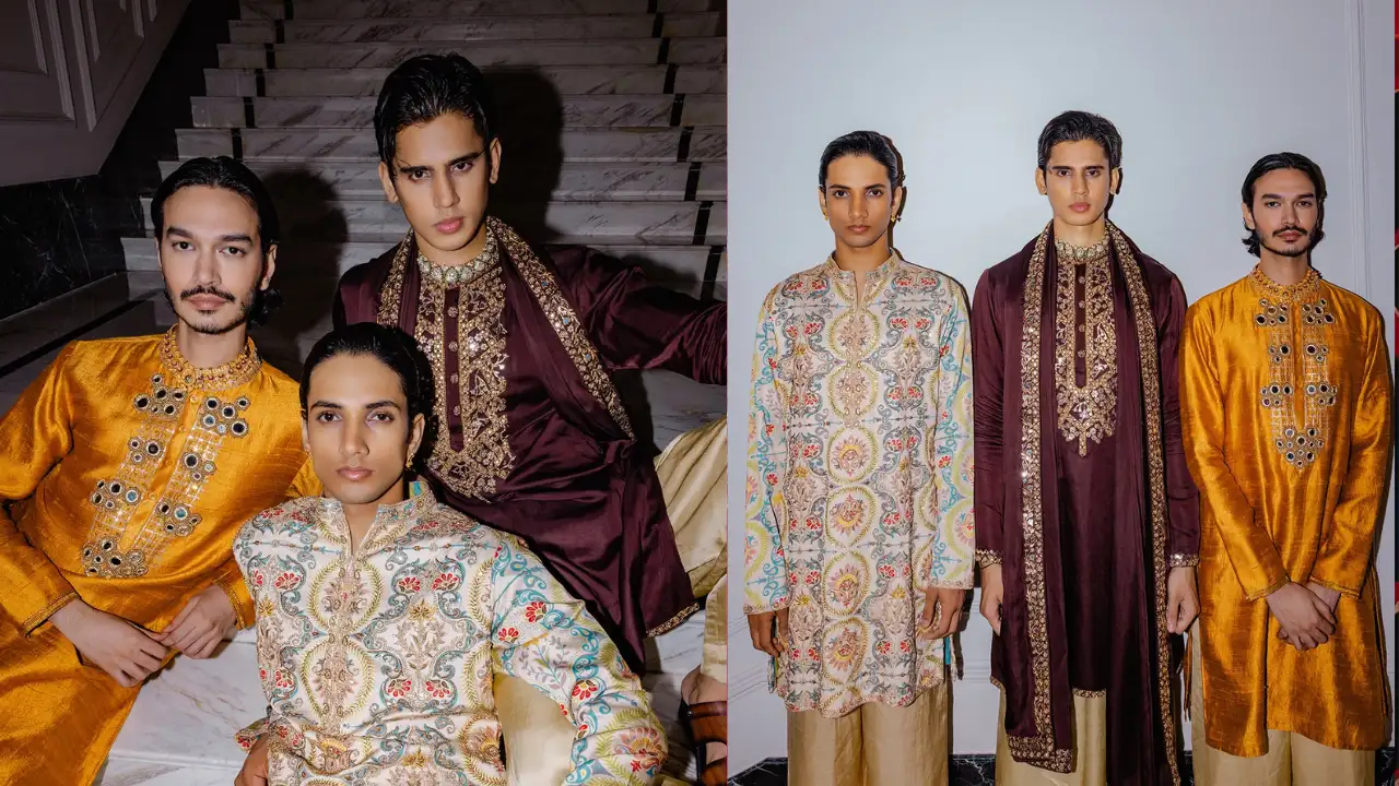 I don't think the lehenga is losing its place, but the Indian wedding wardrobe has certainly