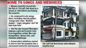 “It’s a two-bedroom flat,” said Hiten Hatkhowa, working president of Kolkata Assamese Cultural