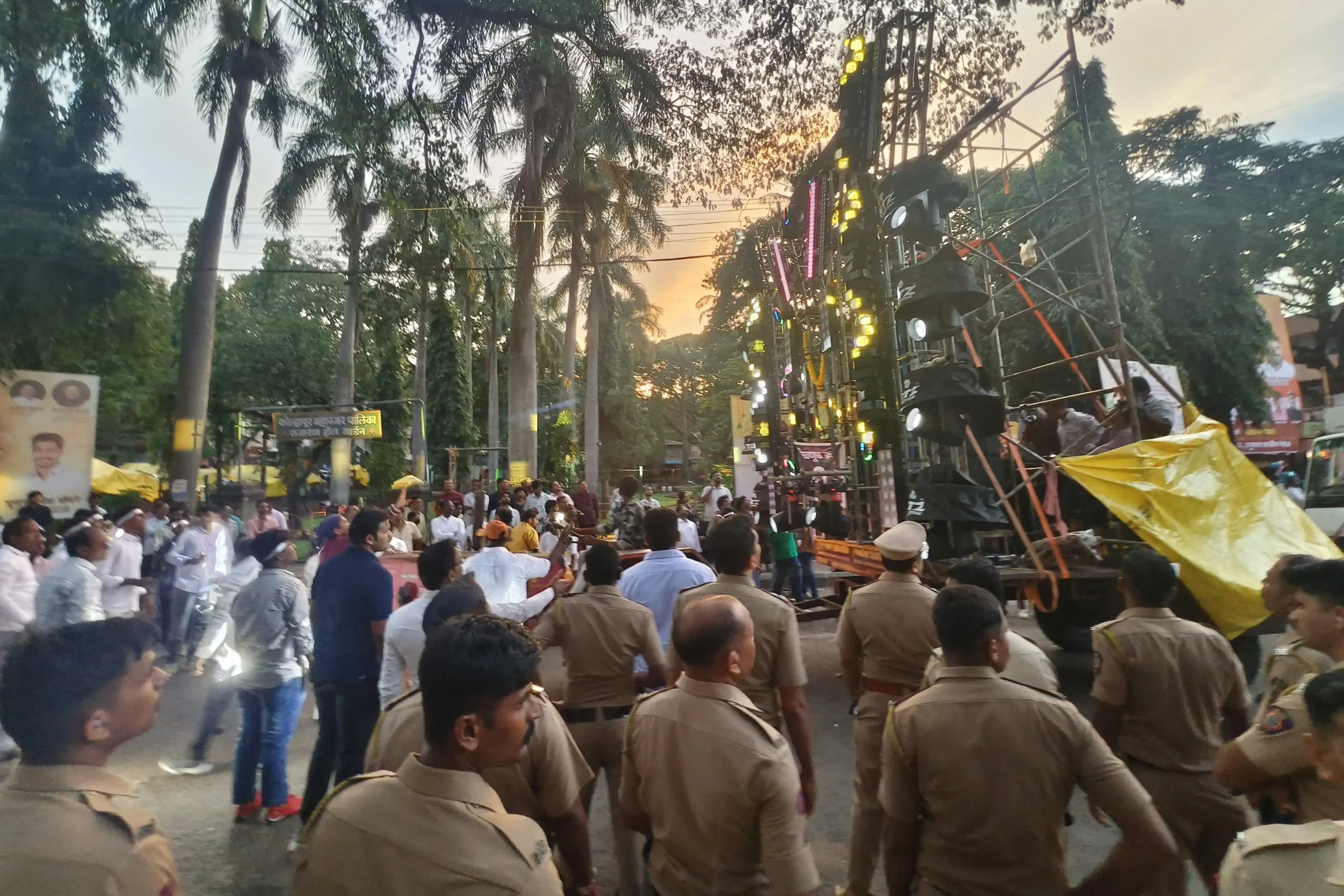 Many carried idols in their arms, while children proudly escorted Bappa home amid chants