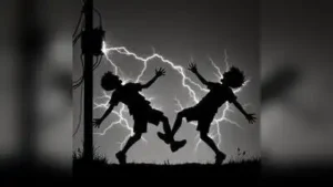 Nashik : Two teenagers suffered a high-voltage electric shock while hoisting a flag atop
