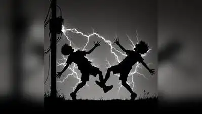 Nashik : Two teenagers suffered a high-voltage electric shock while hoisting a flag atop