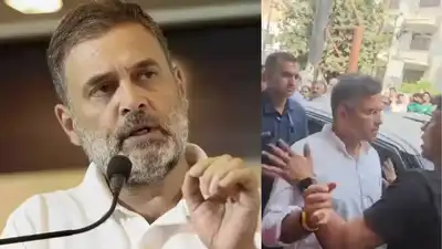 Congress leader Rahul Gandhi condemned the actions of BJP minister Parvesh Sahib Singh