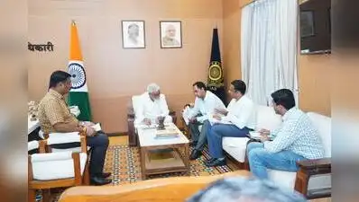Education minister Dada Bhuse took review of the current situation of crops in Nashik district