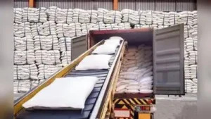 Rice accounted for the largest share of exports from the division during this period, said