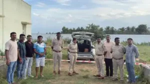 In a major crackdown on illegal transportation of explosives, Dobbespet police Friday seized