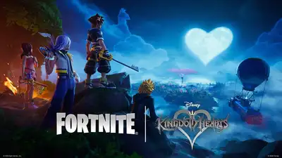 Fortnite x Kingdom Hearts collaboration arrives with the game's new update (Image via Fortnite)