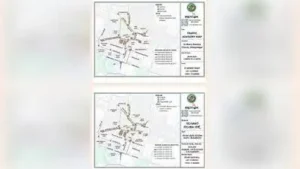 Traffic restrictions will be in place across Shivajinagar from 1pm to 11pm Tuesday in view