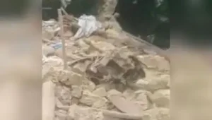Kanpur: Five mud houses collapsed amid intermittent rain in Patara town in Kanpur’s Ghatampur
