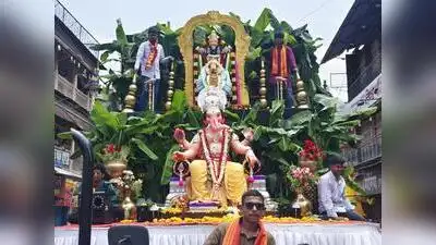 Dhols rolled, chants of Ganapati Bappa Morya filled the streets and illuminated processions