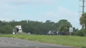 Mooney M20F small plane crashes in Titusville/Image: FOX35
