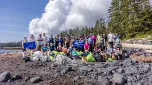 More than 1.3 million plastic bottles were collected from coastlines and waterways worldwide