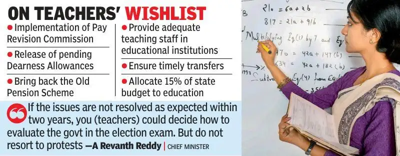 “If your issues are not resolved as expected within two years, teachers could decide how