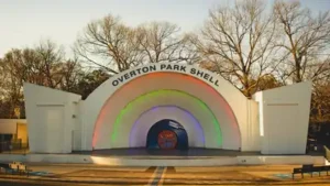 In 1936, Memphis built Overton Park Shell for $14,000; 18 years later Elvis played his first paid