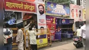 The drinking water stall set up on a footpath near a Kalachowki mandal where the deaths occurred