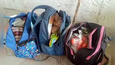 During a routine security check, police found the devotees carrying the stove and vegetables