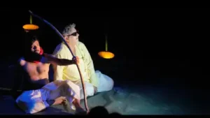 Set in the 1960s Allahabad theatre, the two-hour play explores caste, power, faith, religion