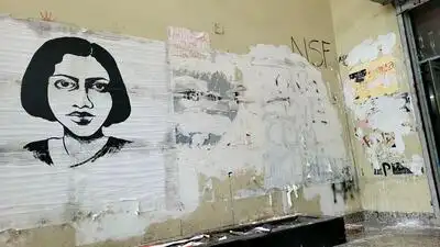 Graffiti go off JU walls in late-night whitewash drive