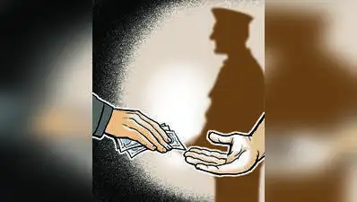 A demand of Rs 40 lakh with a promise to make a departmental complaint disappear has triggered