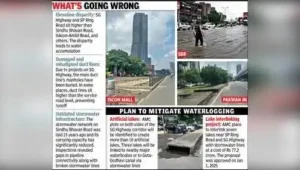 Waterlogging to remain urban hazard for at least 3 years — Ahmedabad: The wider industry impact