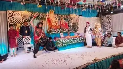 Marathi-speaking residents of Karachi in Pakistan prepare for and celebrate Ganeshotsav