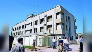 Citing security concerns, city police commissioner has declared a 20m area outside the compound