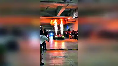 Hot wheels showcase turns into stunt show on riverfront