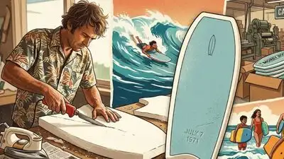 Morey took a piece of polyethylene foam from his garage and cut it: The wider industry impact