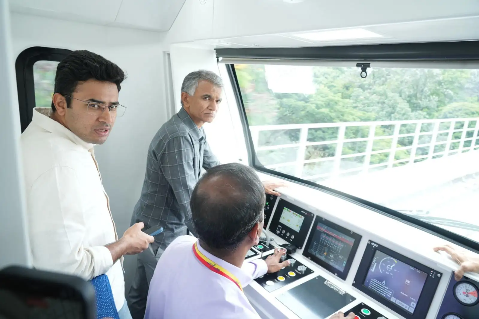 Byre Gowda said the 7.5-km elevated section of Pink Line is ready for commercial operations