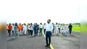 Indranil Khan and officials start a physical survey at Behala Flying Club