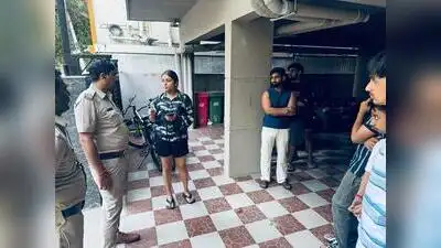 Vivek Nagar Police reached a PG in Koramangala after a call from residents allegeing poor