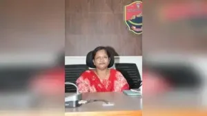 Nakka Susheela Rani (57), a native of Bodhan in Nizamabad district, surrendered